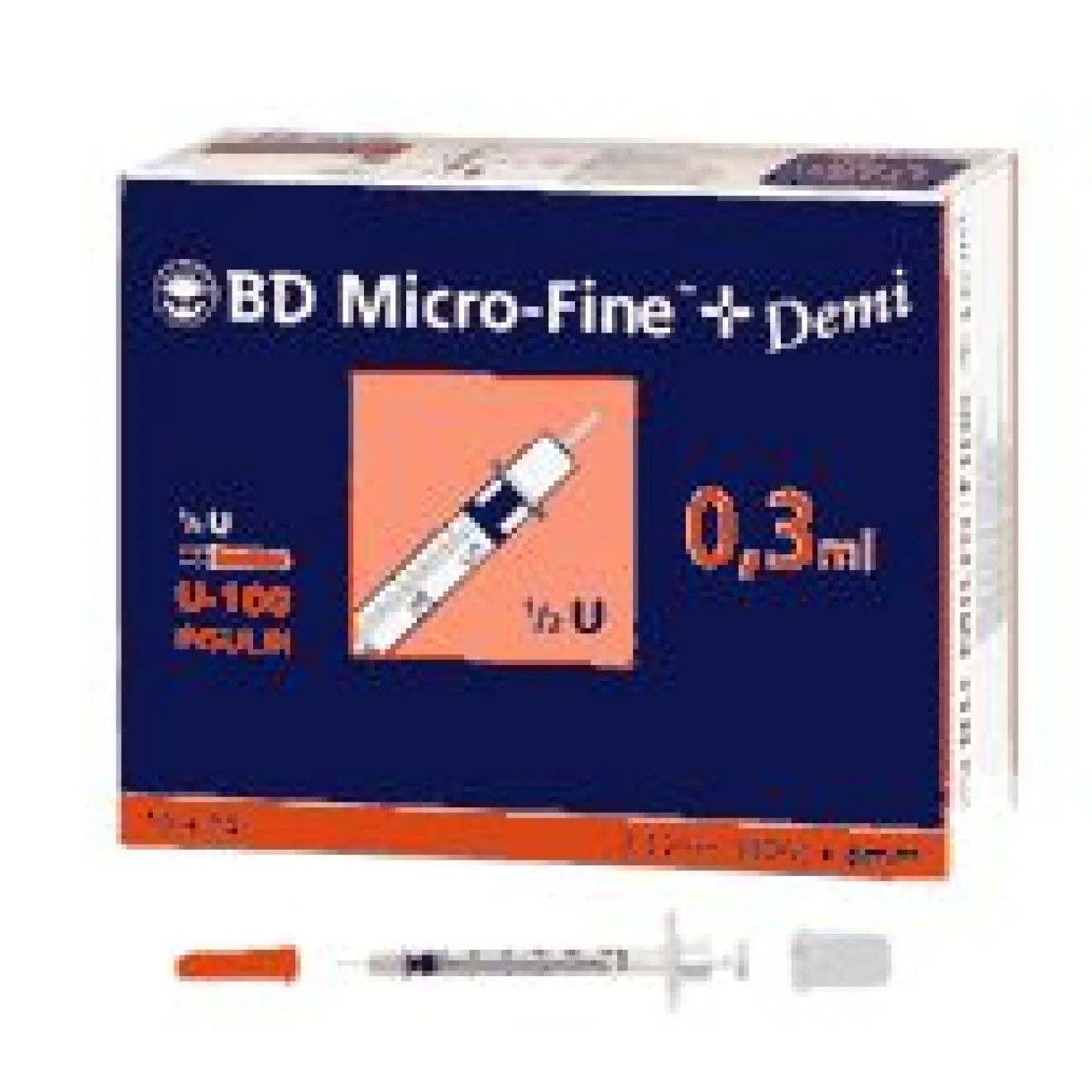 BD MICRO FINE+ U 100 Ins.Spr. 0,3x8 mm 100 ST
