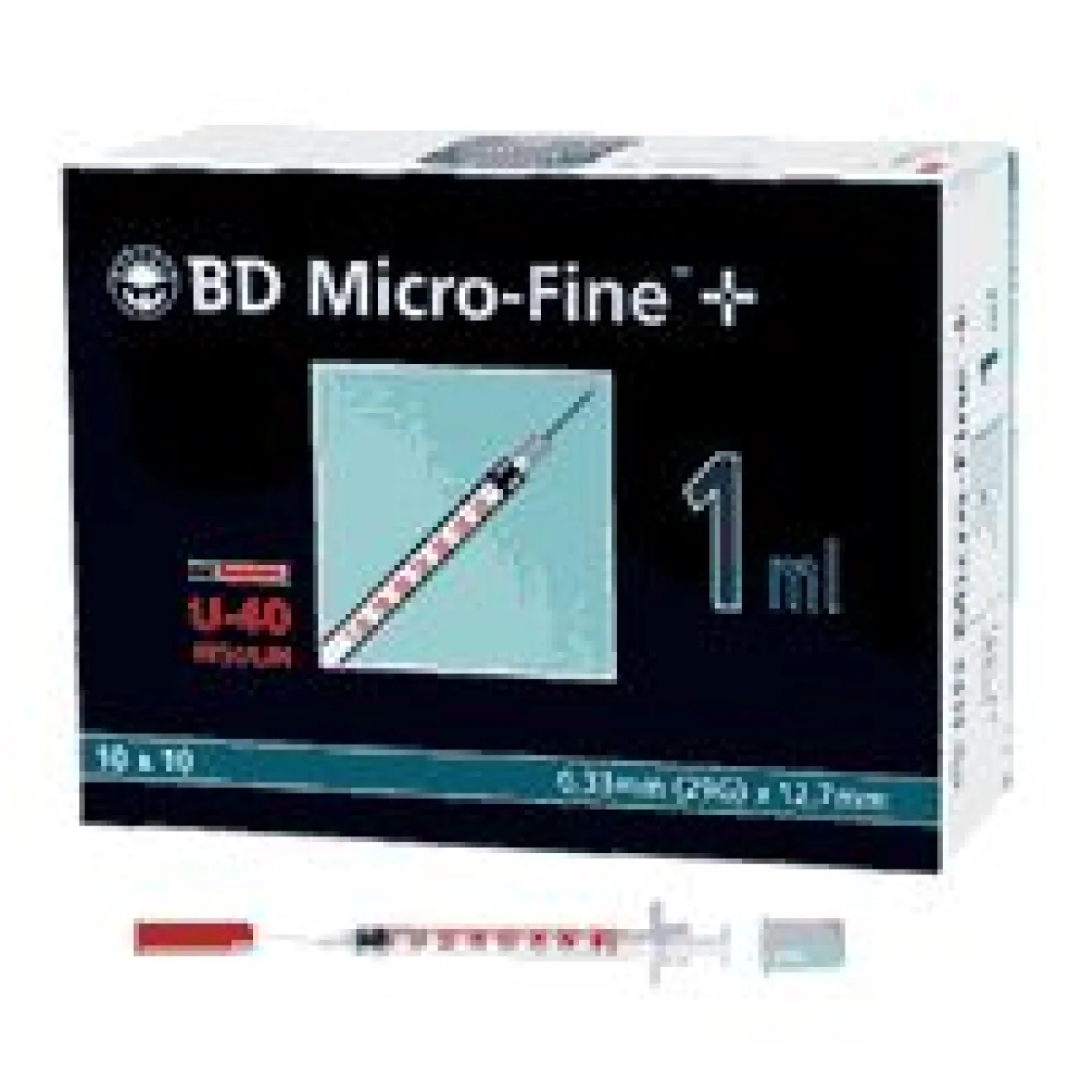BD MICRO FINE+ U 40 Ins.Spr. 12,7 mm 100x1 ml