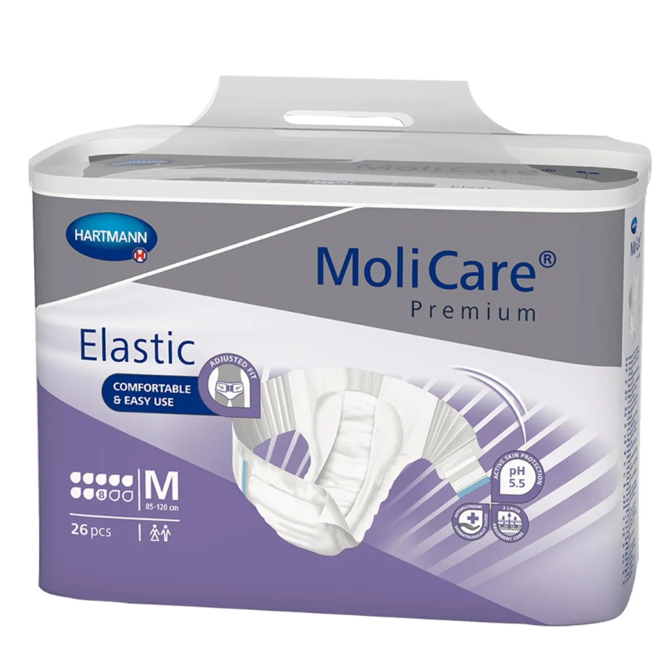 MOLICARE Premium Elastic Slip 8 Tropfen Gr.M 165472 3x26 ST