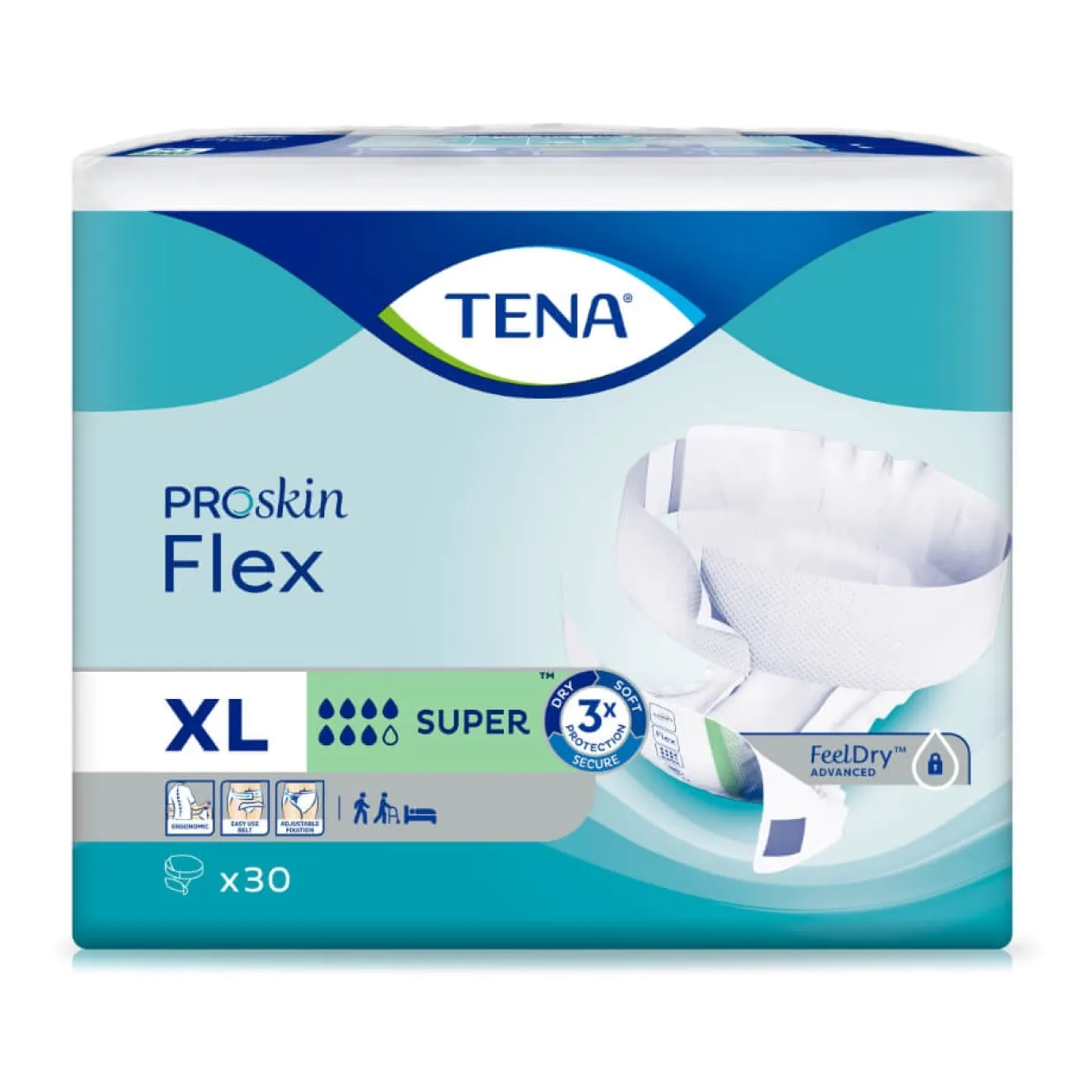 TENA FLEX Super XL 3x30 ST