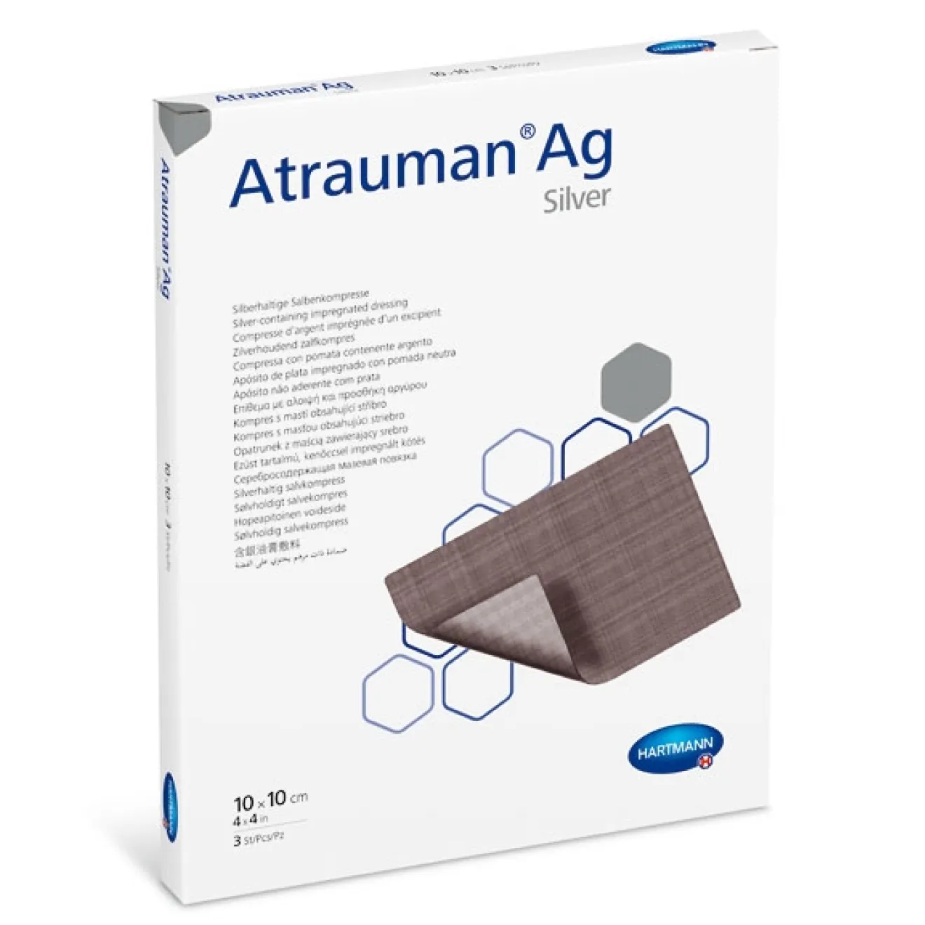 Atrauman AG 10x10cm steril Kompr. 499573 10 ST