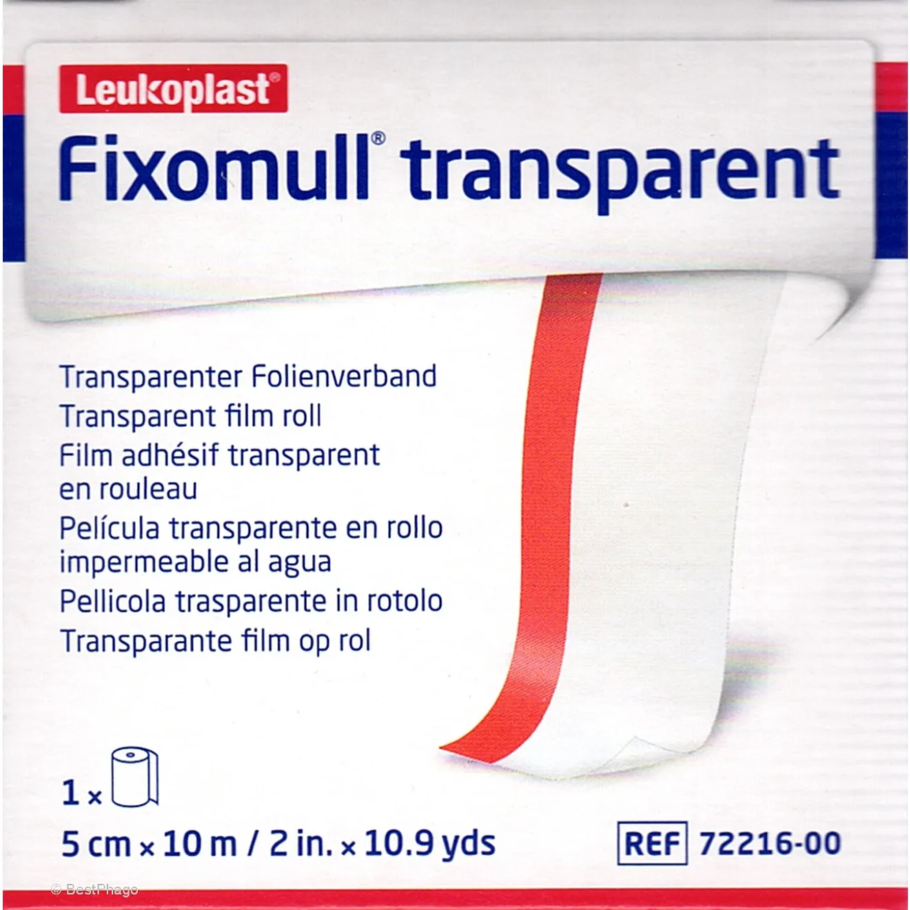 FIXOMULL transparent 5cm x 10m 72216-00 1 ST