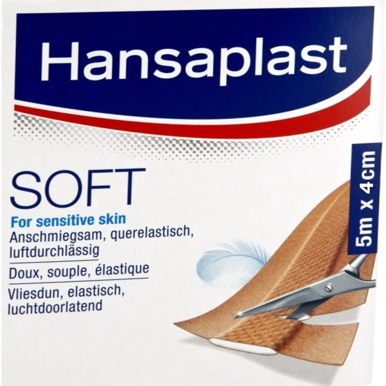 Hansaplast Soft Pflaster 5mx4cm Rolle 2341 1 ST