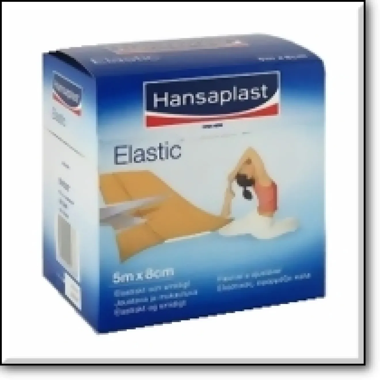 Hansaplast Elastic Pflaster 5mx8cm 2688, 1 ST