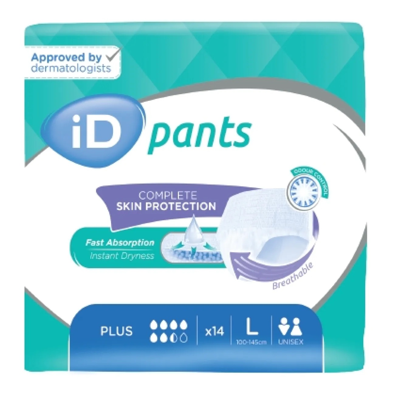 iD Pants Cotton Feel plus Gr.L 14 ST