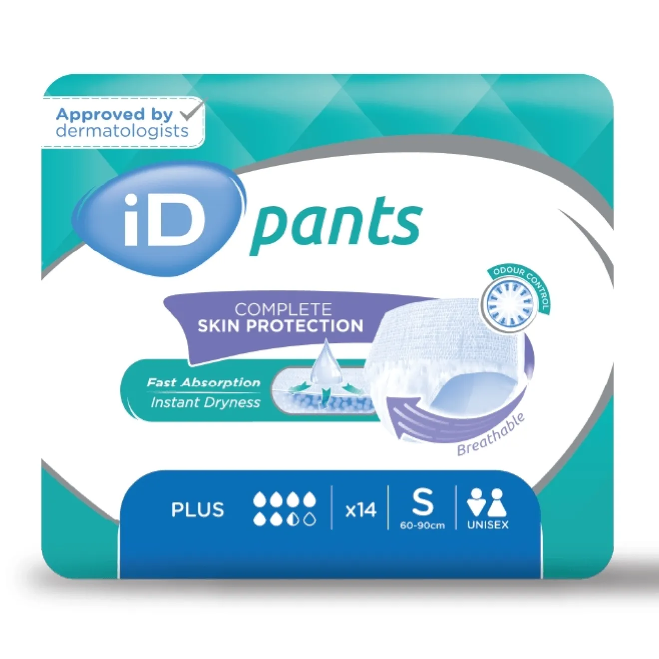 iD Pants Cotton Feel plus Gr.S 14 ST
