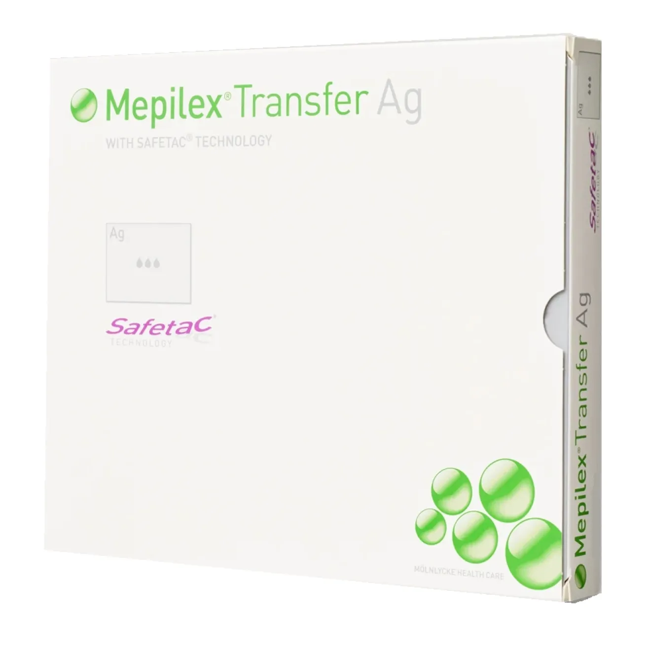 MEPILEX Transfer Ag Schaumverband 7,5x8,5 cm ster. 10 ST