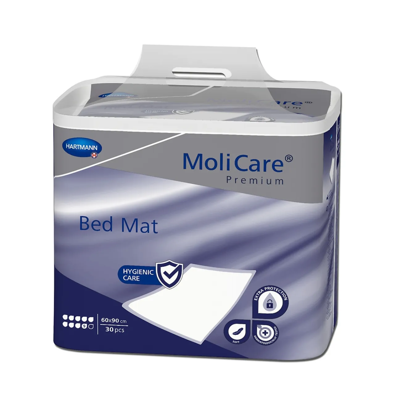 MOLICARE Premium Bed Mat 9 Tropfen 60x90 cm 2x30 ST 161078