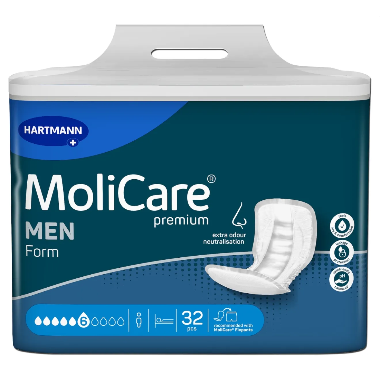 MOLICARE Premium Form MEN 6 Tropfen 4x32 ST