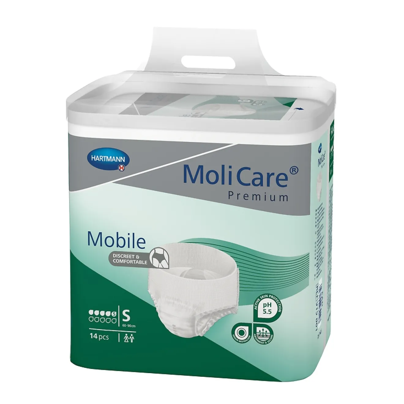 MOLICARE Premium Mobile 5 Tropfen Gr.S 4x14 ST 915861