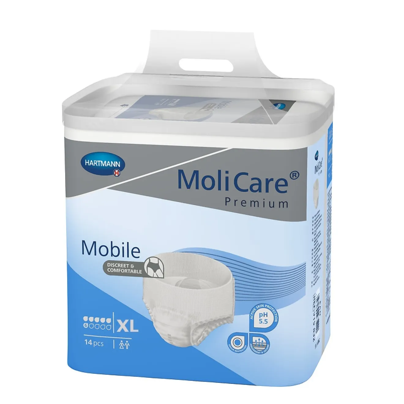 MOLICARE Premium Mobile 6 Tropfen Gr.XL 4x14 ST 915834