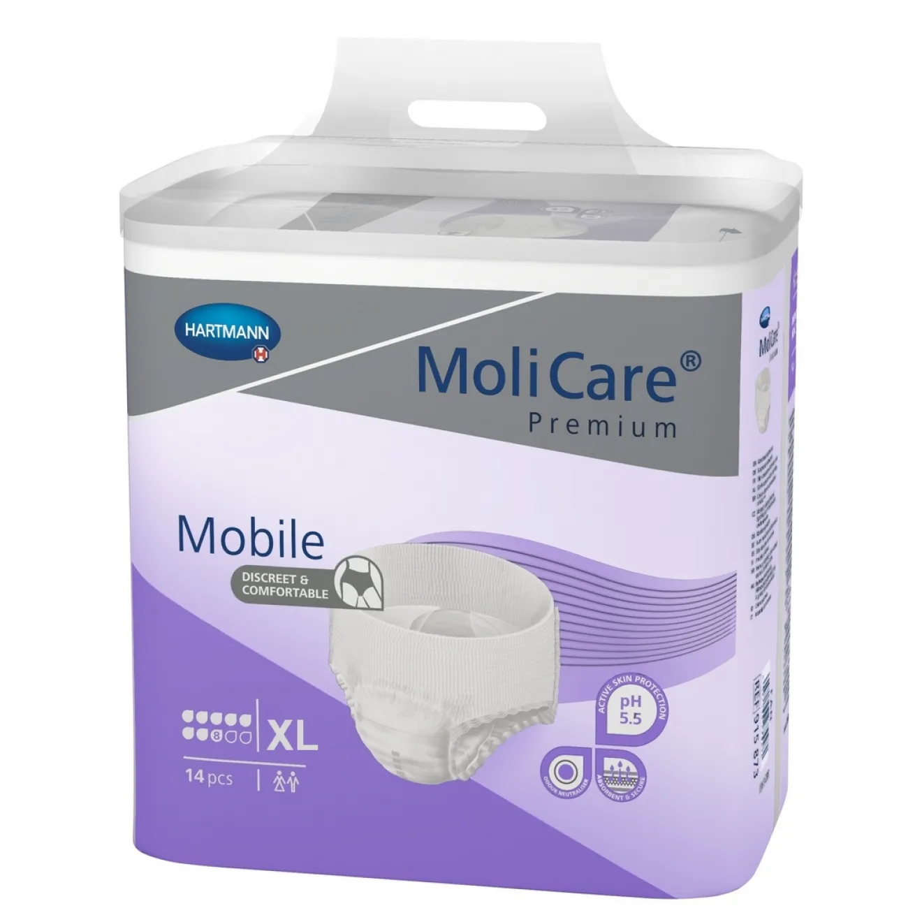 MOLICARE Premium Mobile 8 Tropfen Gr.XL 4x14 ST 915874