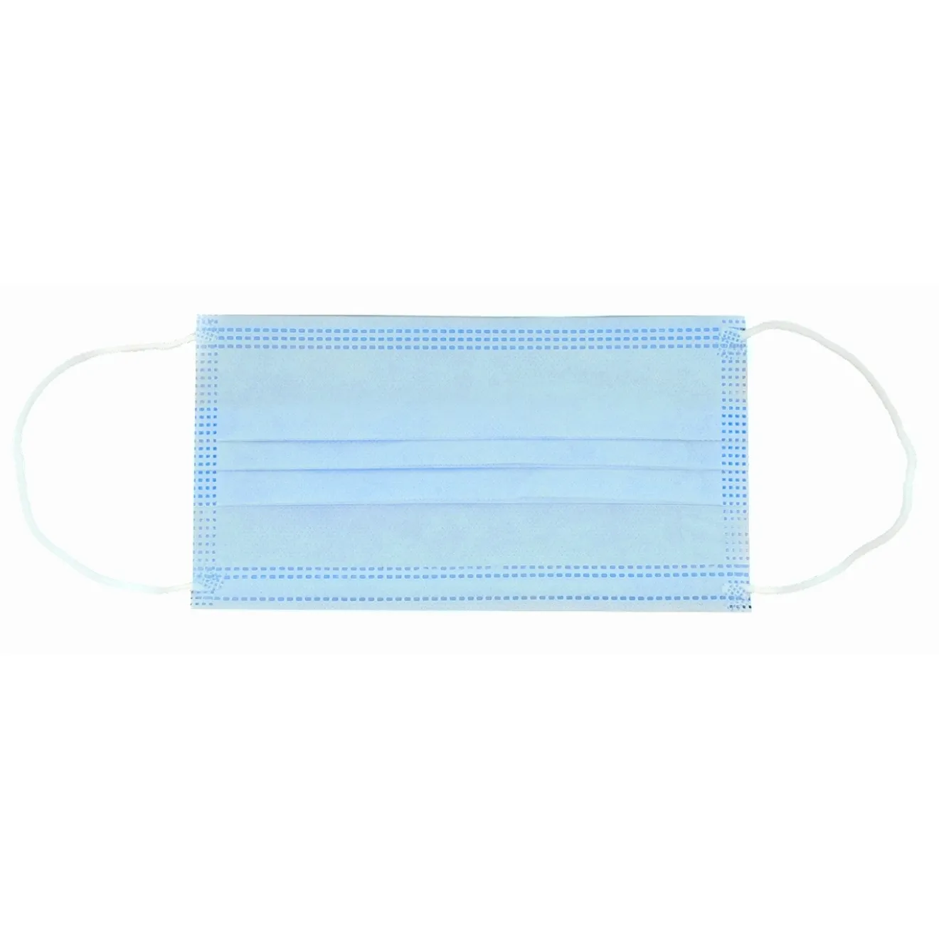 Gesichtsmaske Mundschutz unst. 3-fach blau Typ I 10 ST