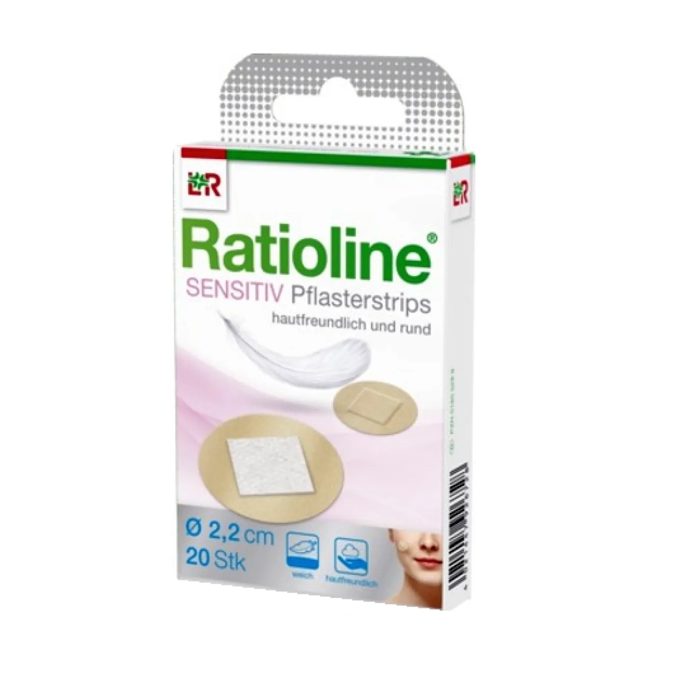 RATIOLINE sensitive Pflasterstrips 20 ST