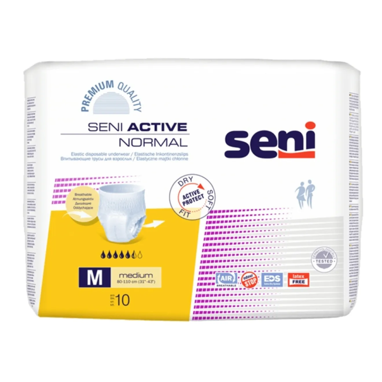 SENI Active Inkontinenzpants normal M 10 ST