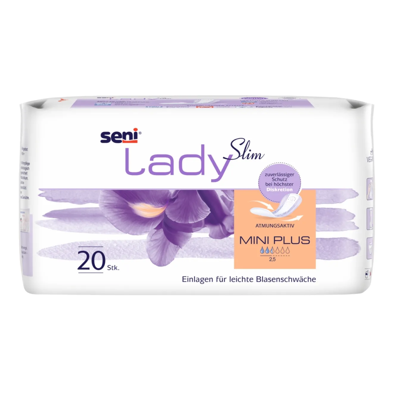 SENI Lady Slim Inkontinenzeinlage mini plus 30x20 ST