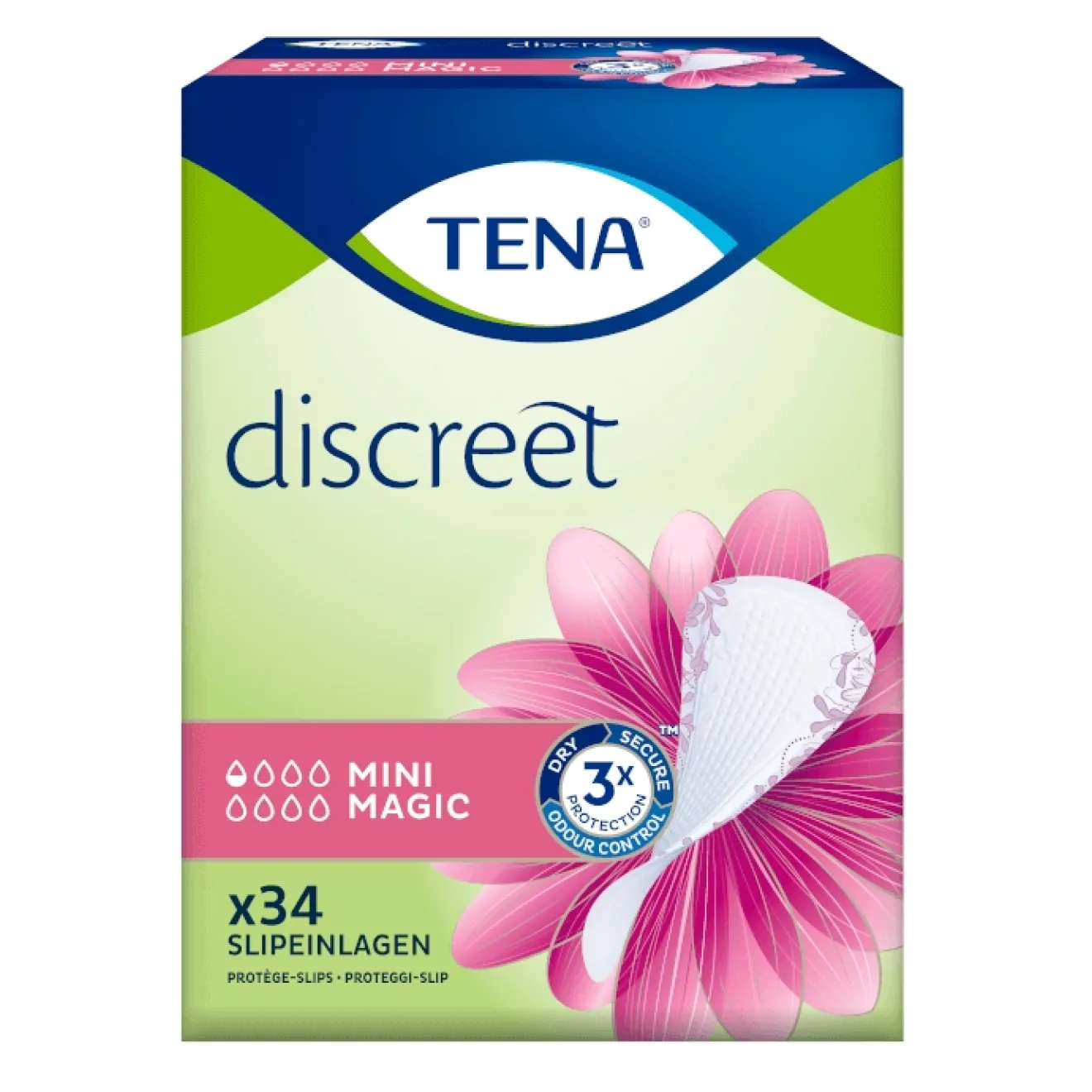 TENA Discreet Einlagen mini magic 34 ST