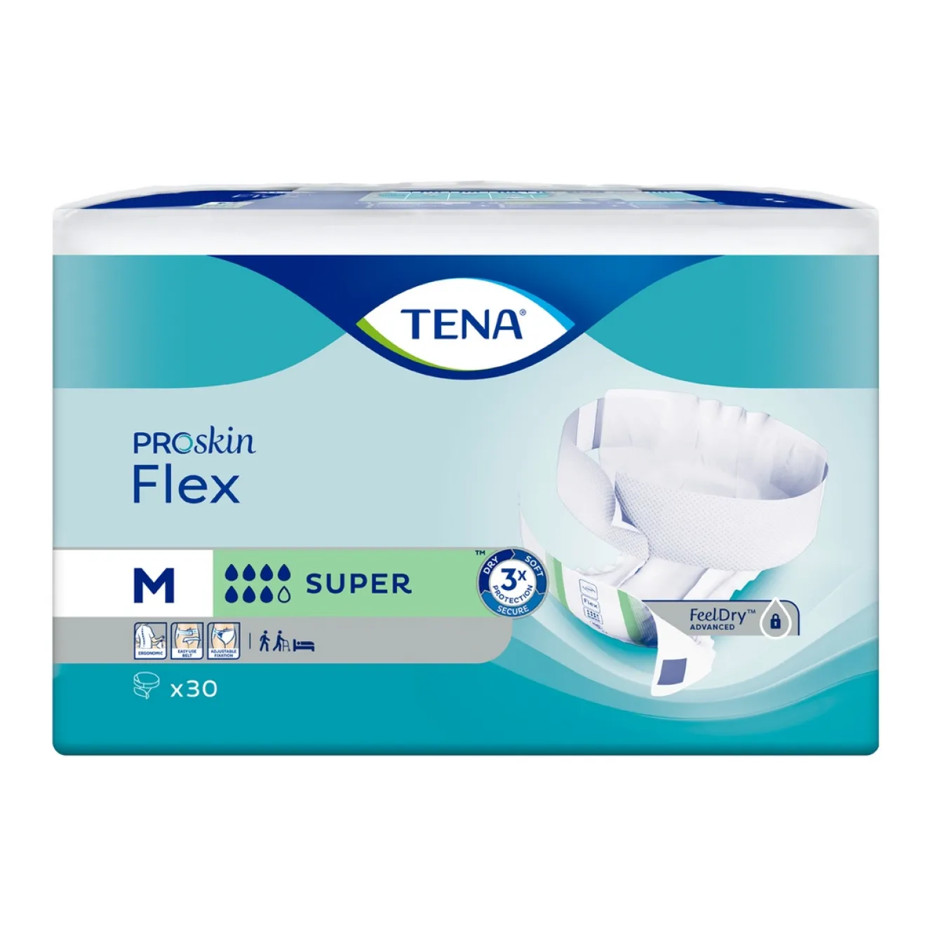 TENA ProSkin FLEX Super medium 3x30 ST