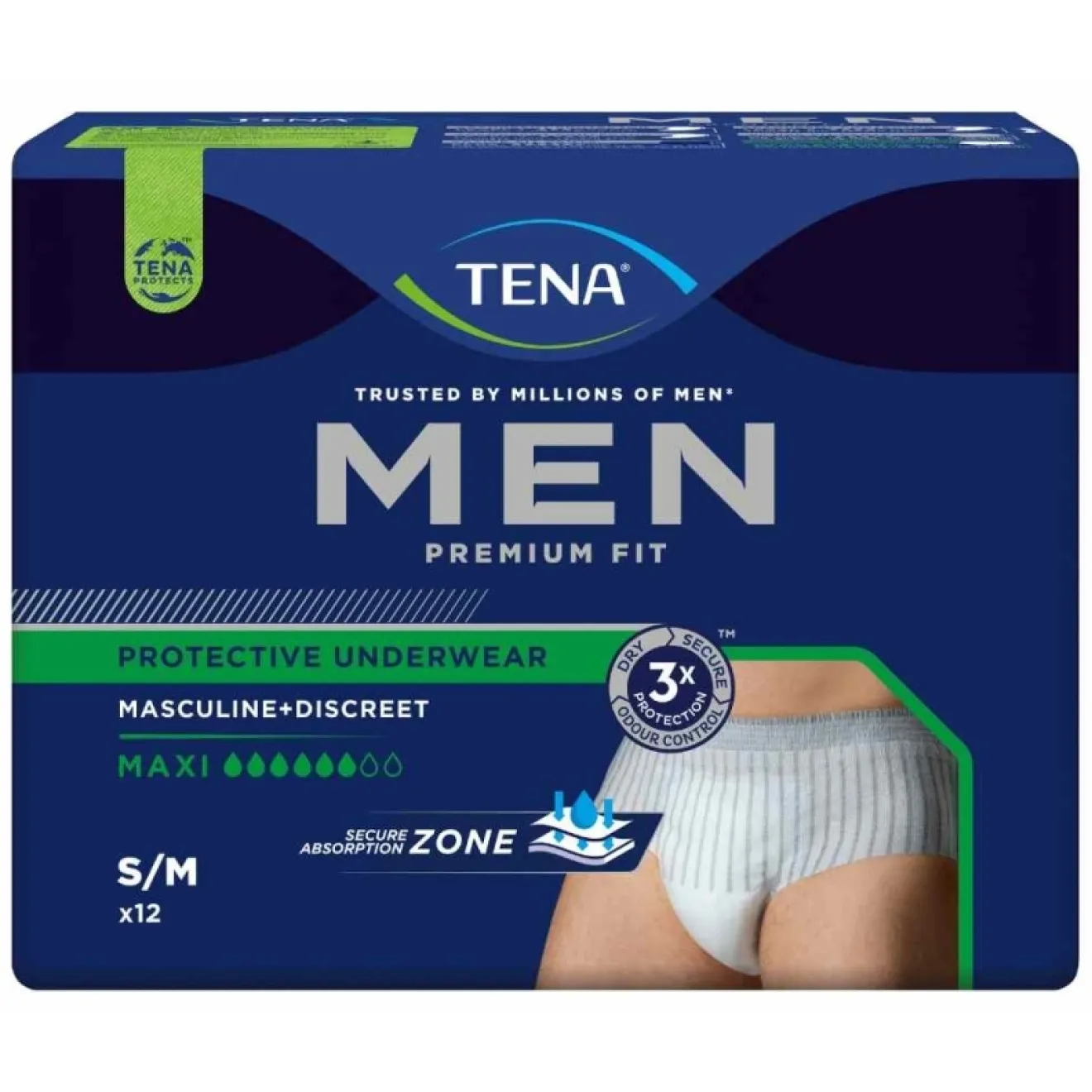 TENA MEN Premium Fit Inkontinenz Pants maxi S/M 4x12 ST