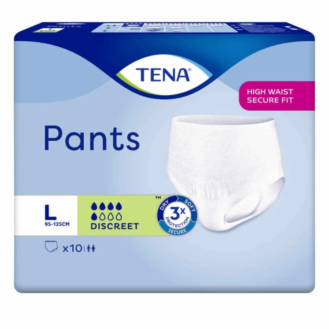 TENA Pants Discreet large 4x10 ST