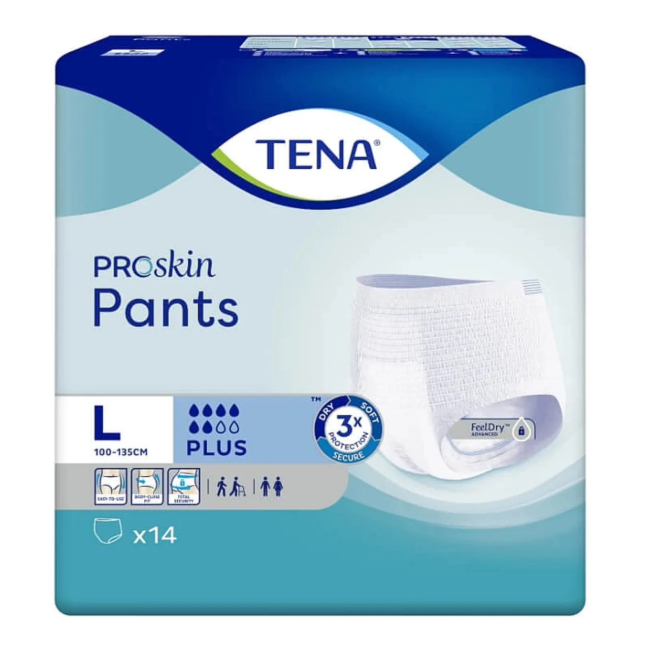 TENA Pants Plus L 4x14 ST
