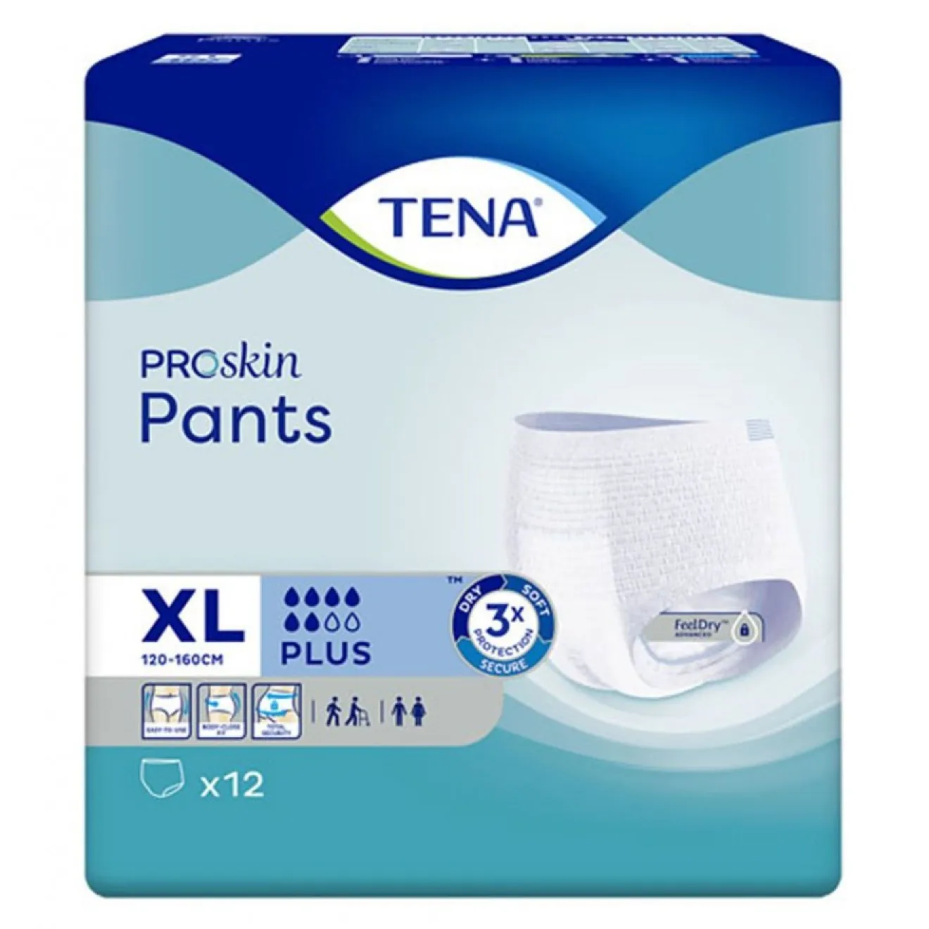 TENA PANTS Plus XL 4x12 ST