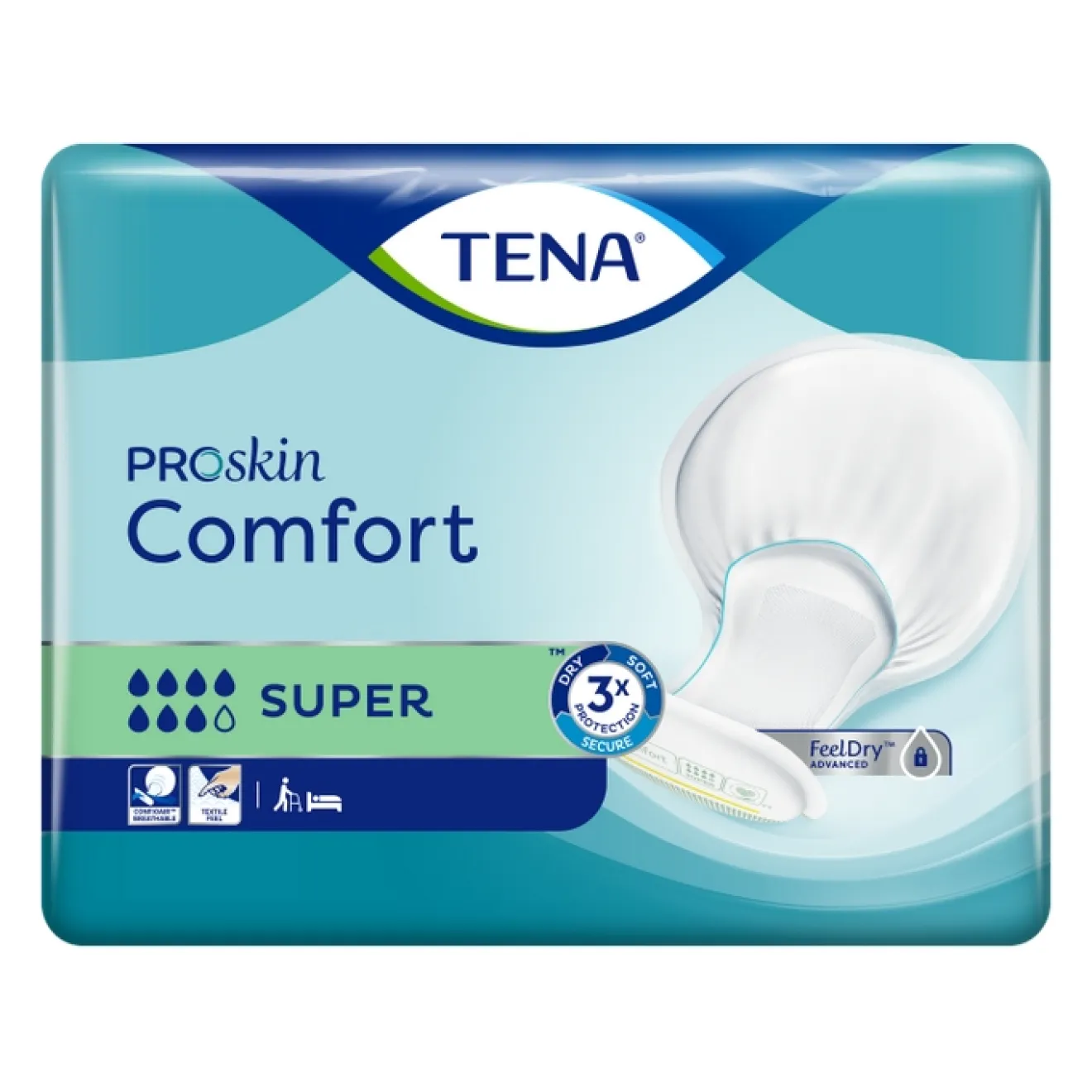 TENA ProSkin Comfort SUPER Vorlagen 2x36 ST