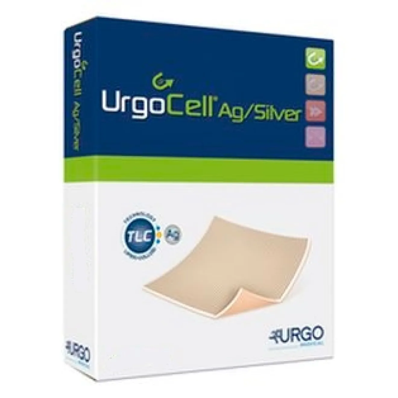 URGOCELL silver Non Adhesive Verband 6x6 cm 10 ST