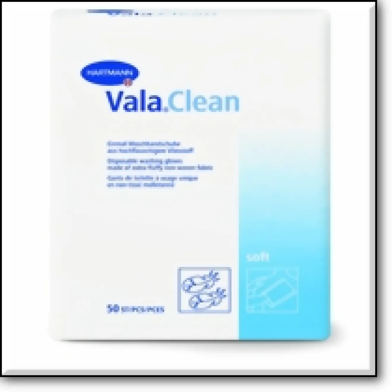 ValaClean Waschhandschuh Soft 50 ST
